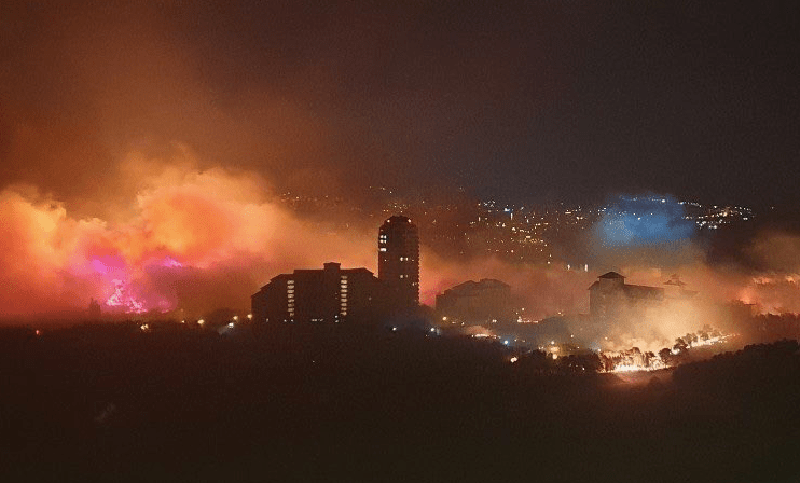 Corea del Sur decretó el estado de catástrofe por un incendio forestal