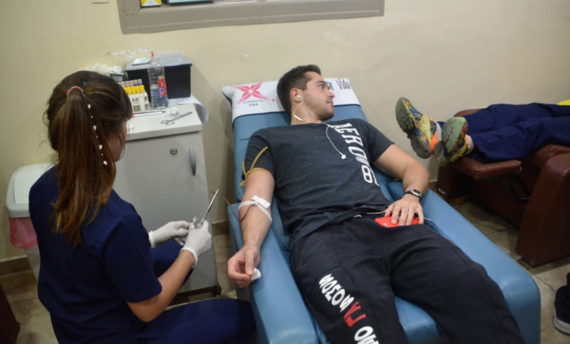 Para generar conciencia: se realizó una nueva jornada de donación de sangre