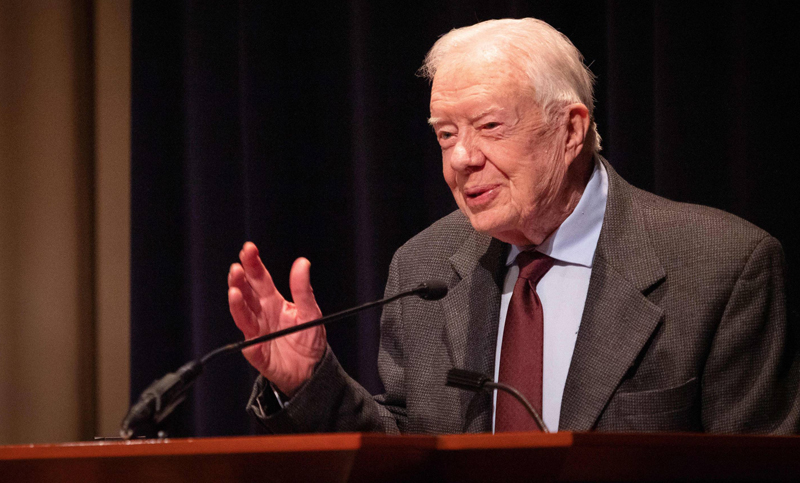 Jimmy Carter dijo que Estados Unidos es «la nación más guerrera de la historia del mundo»