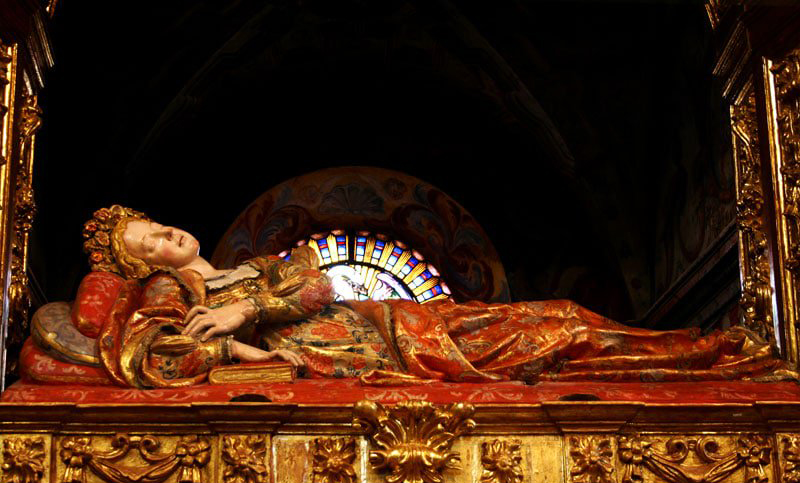 La iglesia católica celebra el día de Santa Casilda de Toledo