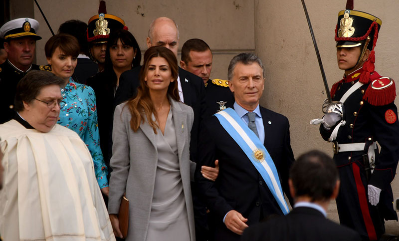 El 25 de mayo recibió a Macri con una plaza absolutamente vacía