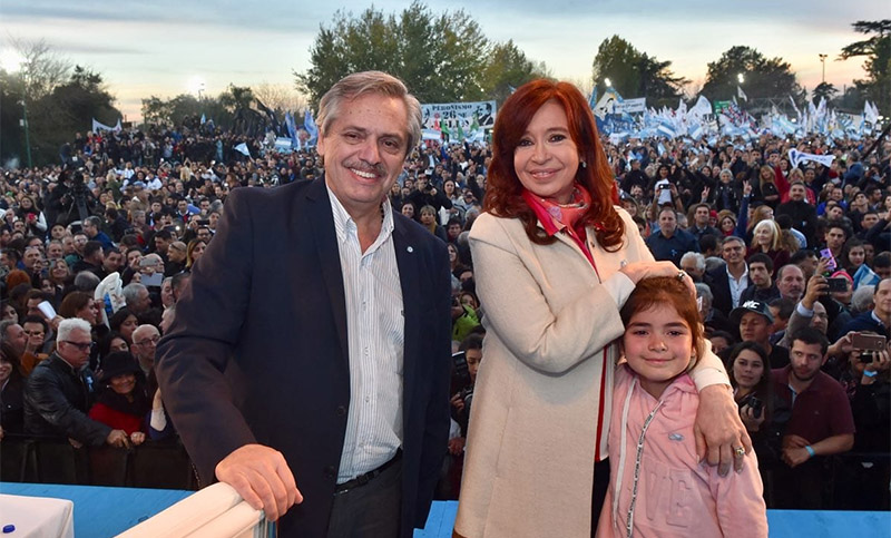 Cristina, junto a Alberto Fernández: “Dos dirigentes no podrán hacer todo”