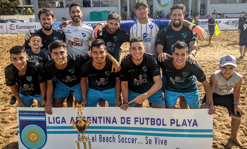 Argentino se consagró campeón nacional de fútbol playa