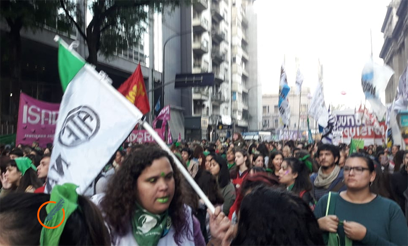 La “marea verde” volvió a poblar la Plaza del Congreso por el aborto legal