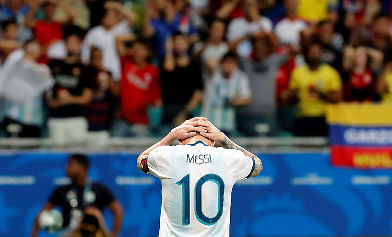 Argentina fracasó en la intención de juego