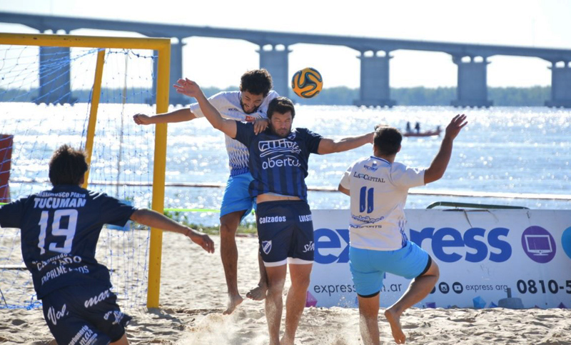 Central y Argentino, con resultados dispares en el fútbol playa
