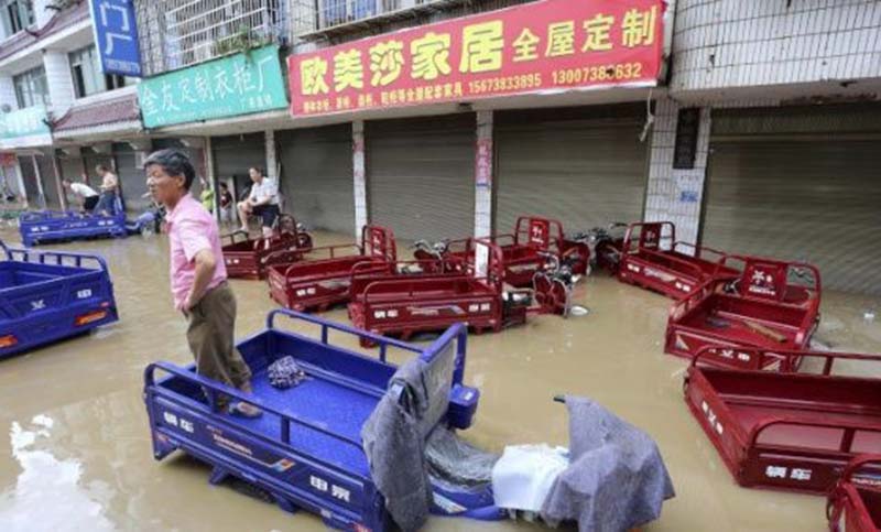 Al menos seis muertos por inundaciones en el este de China