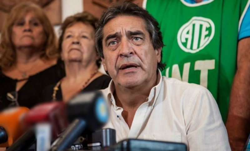 Hugo Godoy lanzó su candidatura para ser reelecto al frente de la conducción de ATE