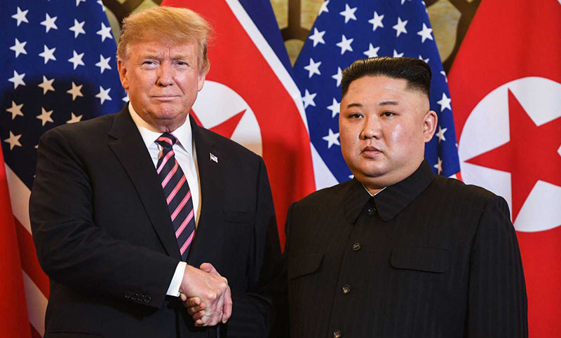 Trump y Kim Jong-un se encontraron en la frontera de las dos Coreas
