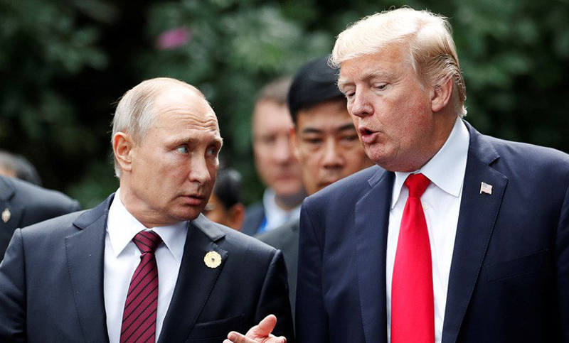 Trump le pidió a Putin que no se meta en las elecciones de EEUU