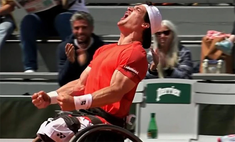 El argentino Gustavo Fernández, campeón en Roland Garros en tenis adaptado