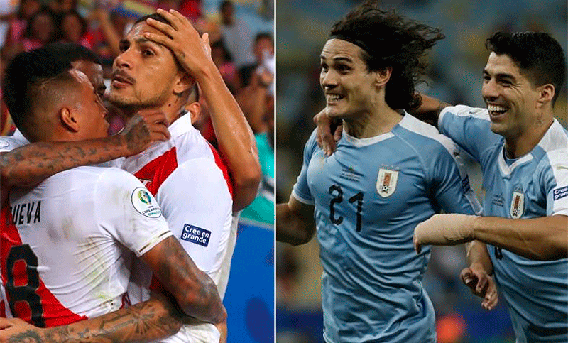 Uruguay y Perú se enfrentan por el último pase a las semifinales