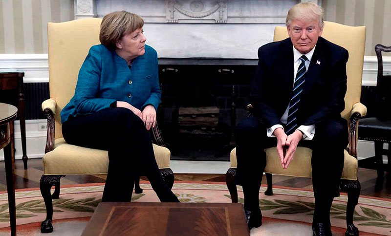 Merkel condenó los tweets de Trump contra cuatro congresistas demócratas