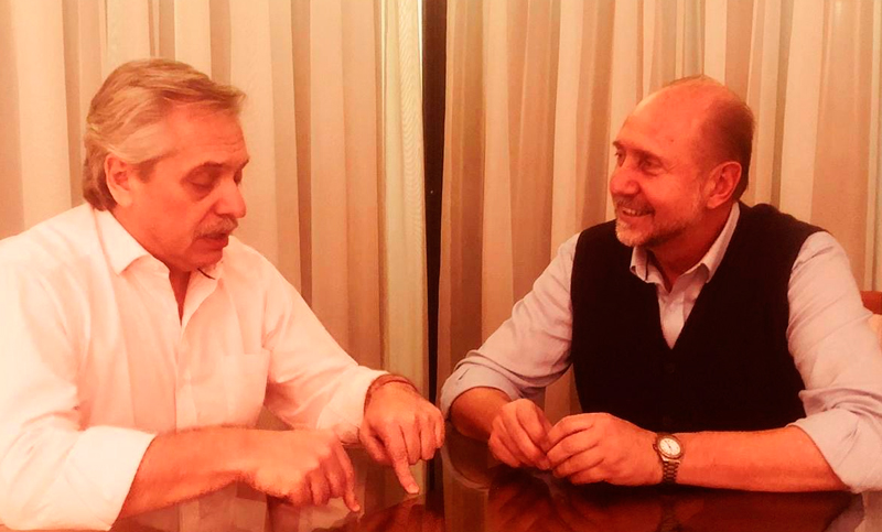 Alberto Fernández y Omar Perotti cenaron y se «comprometieron a trabajar juntos»