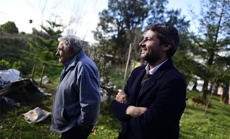 Arrancó la campaña porteña: Lammens se mostró con “Pepe” Mujica