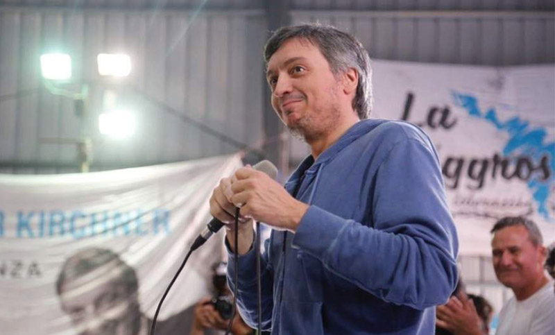 Duras declaraciones de Máximo Kirchner a Vidal: le reclamó que «deje la campaña sucia»