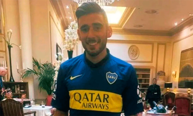 Salvio llegó al país para sumarse a Boca, que planea un súper plantel