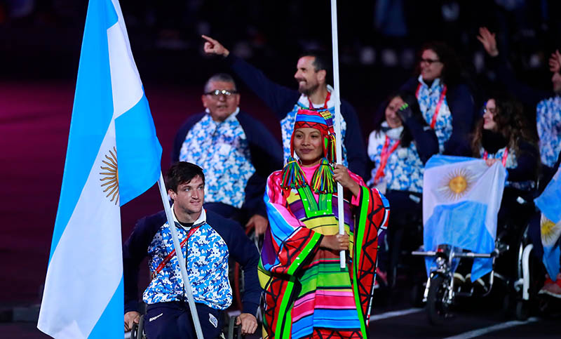 Ceremonia de apertura para los Juegos Parapanamericanos