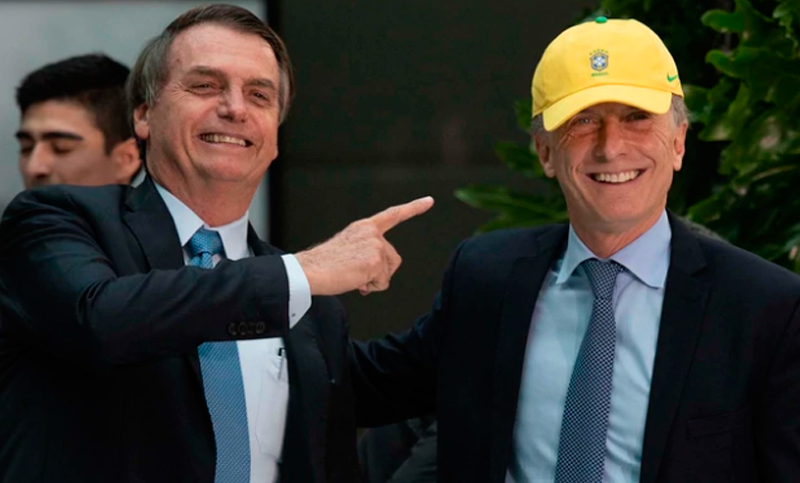 Bolsonaro pide respaldo a Macri y limita diálogo con Alberto Fernández al plano económico