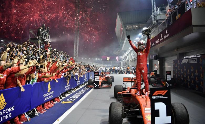 El alemán Vettel ganó el Gran Premio de Singapur