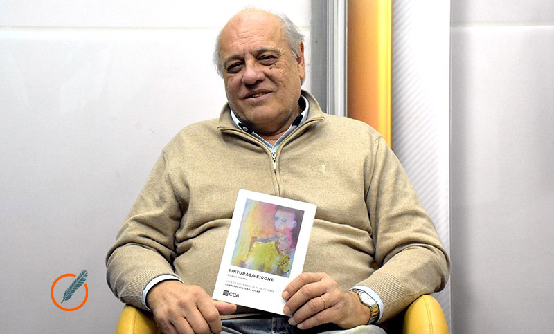 Es contador, fue intendente, diputado provincial y hoy expone sus pinturas en Rosario