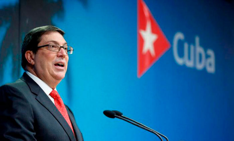 Canciller cubano califica de «aburrido» a Trump y de «delirante» a Bolsonaro