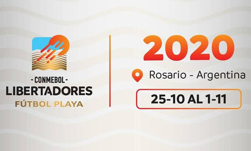 Conmebol definió que Rosario sea sede de la Libertadores de fútbol playa
