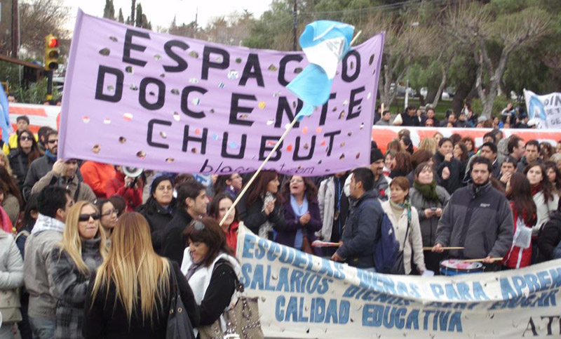 El gremio docente inicia la 14ta. semana consecutiva de paro en Chubut