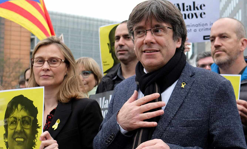 Carles Puigdemont fue puesto en libertad sin fianza por las autoridades belgas