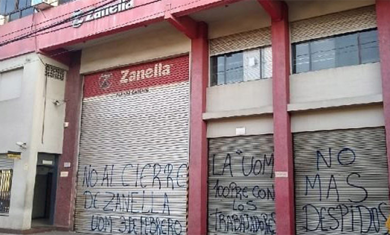 Zanella despidió a 70 empleados en Caseros y cerró su tercera planta en el año