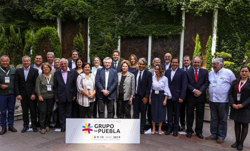 El Grupo de Puebla llamó a «preservar la paz y el respeto por el orden constitucional» en Bolivia
