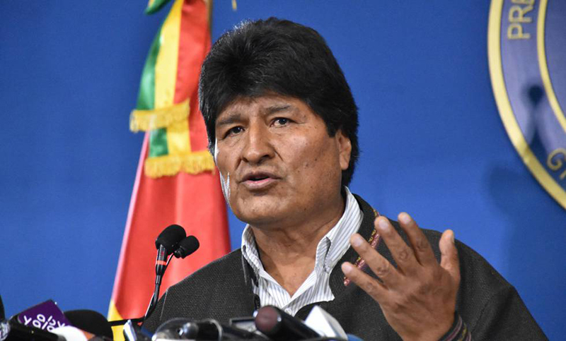 Evo Morales dijo que retira su candidatura pero debe terminar su mandato