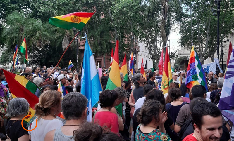 Solidaridad con Bolvia desde Rosario