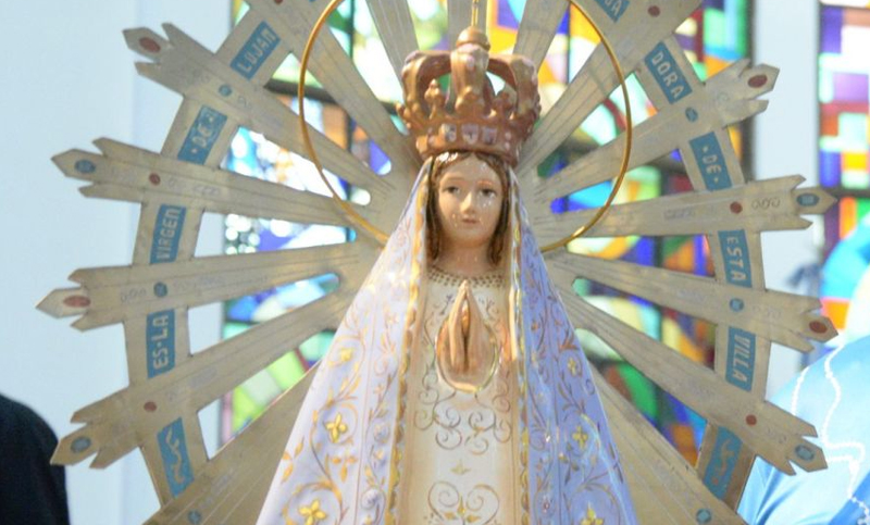 La imagen de la Virgen de Lujan que acompañó a los combatientes en Malvinas será presentada en Viedma