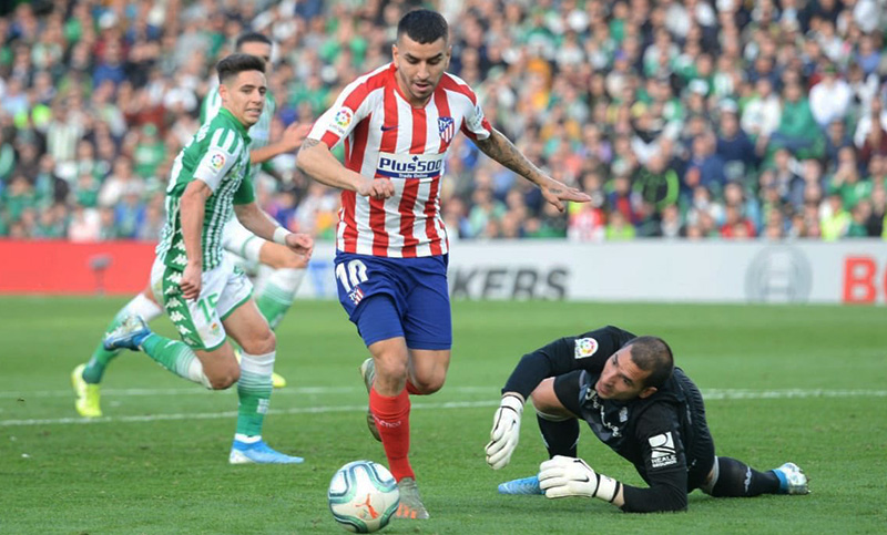 El rosarino Angel Correa se destacó en el triunfo de Atlético Madrid