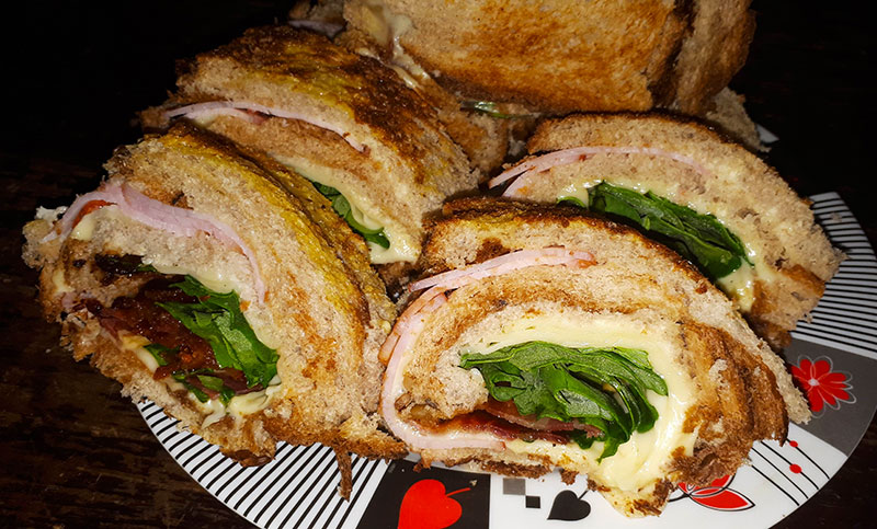 Sandwich arrollado