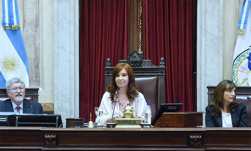 Cristina auditará la gestión de Gabriela Michetti al frente del Senado