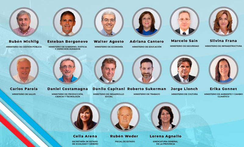 Confirmaron el gabinete de Perotti: ¿quiénes son los elegidos?