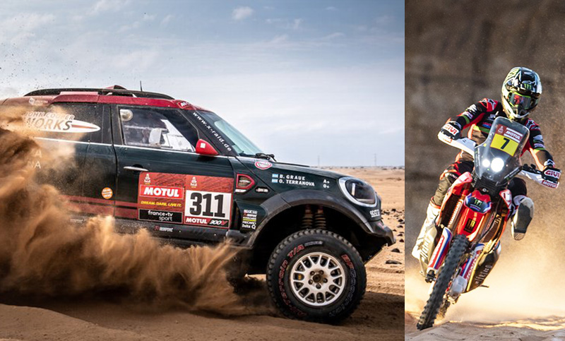 Terranova y Benavides, dan pelea en el Rally Dakar 2020