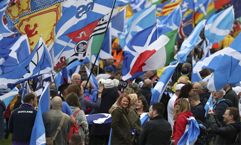 Los independentistas escoceses participan en una marcha «de emergencia»