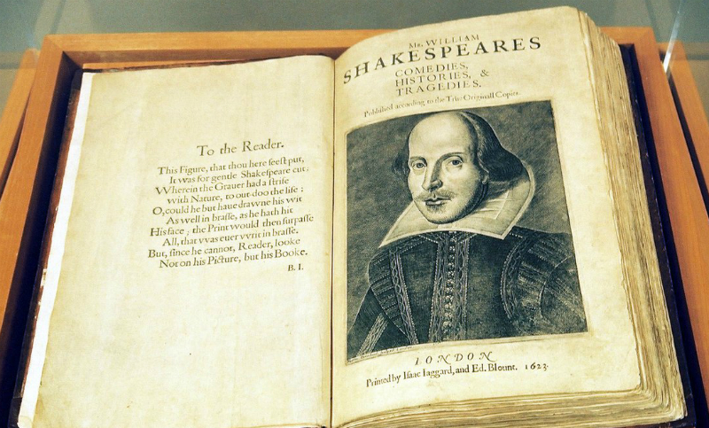 Subastan un ejemplar del «Primer Folio» de Shakespeare por más de 4 millones de dólares