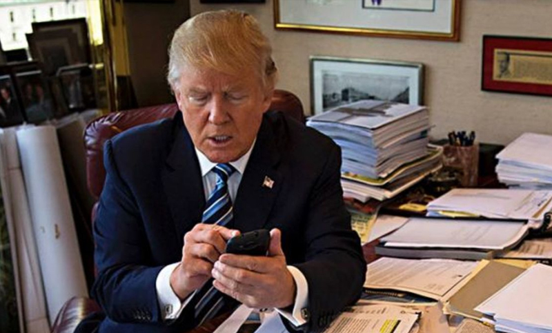 Trump bate su récord de tuits en un solo día desde su llegada a la Casa Blanca