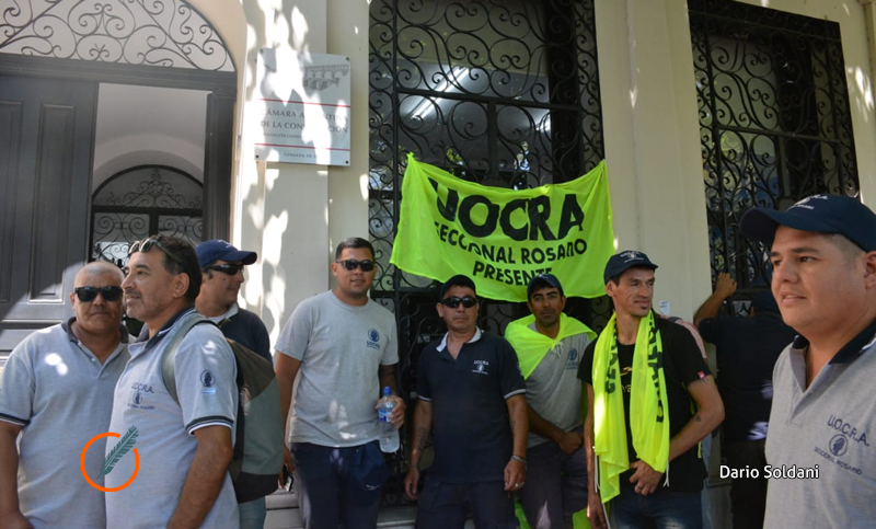 La Uocra se manifestó contra la paralización de las obras en la provincia de Santa Fe