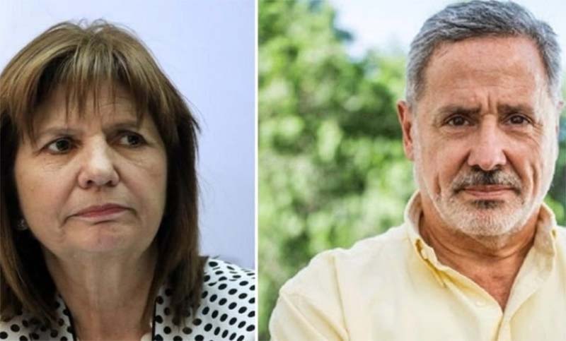 Patricia Bullrich y Marcelo Saín se cruzaron en Twitter