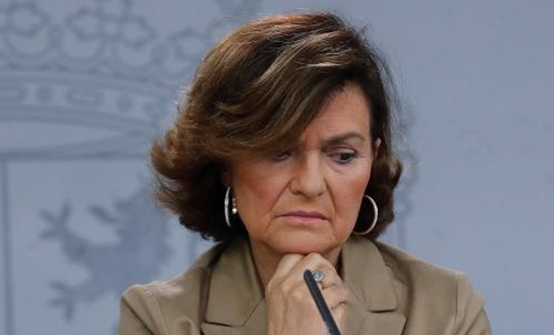 La vicepresidenta de España dio positivo en su segundo test de coronavirus