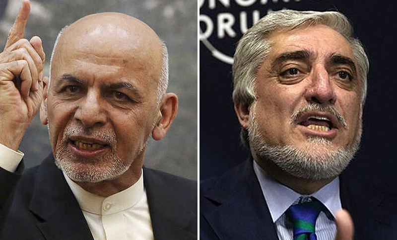 Ghani y Abdullah se proclamaron presidentes de Afganistán