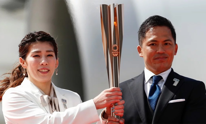 La antorcha olímpica llegó a Japón