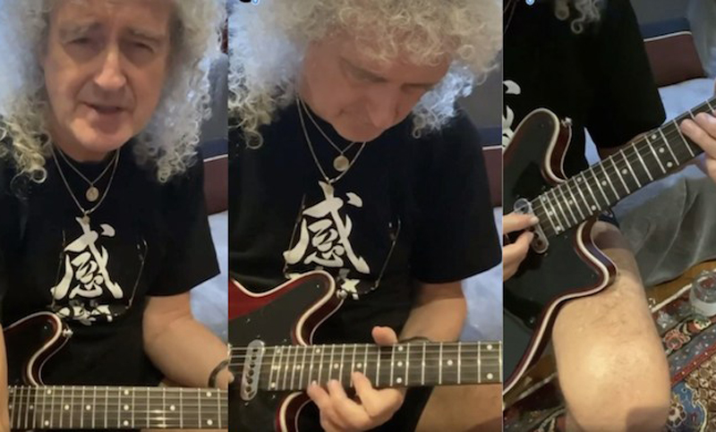Brian May enseña a tocar el solo de «Bohemian Rhapsody»