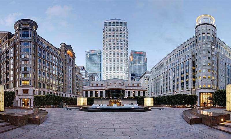 El mayor distrito financiero de Londres, casi sin trabajadores por temor al coronavirus