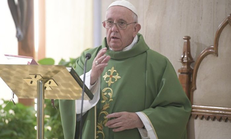 El Papa Francisco pidió «por los que están solos y por los ancianos que tienen miedo»